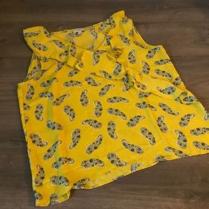 😍LOFT Sleeveless Blouse- Lovely💕